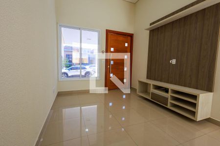 Sala  de casa de condomínio para alugar com 3 quartos, 150m² em Jardim Park Real, Indaiatuba