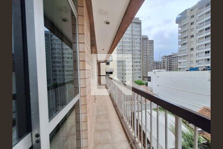 Varanda  de apartamento para alugar com 4 quartos, 116m² em Botafogo, Rio de Janeiro