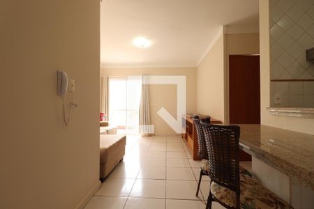 Sala de apartamento para alugar com 1 quarto, 46m² em Vila Amélia, Ribeirão Preto