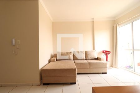 Sala de apartamento para alugar com 1 quarto, 46m² em Vila Amélia, Ribeirão Preto