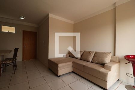 Sala de apartamento para alugar com 1 quarto, 46m² em Vila Amélia, Ribeirão Preto