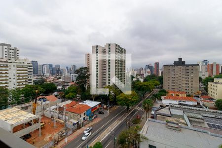 Vista de apartamento à venda com 2 quartos, 46m² em Chácara Santo Antônio (zona Sul), São Paulo