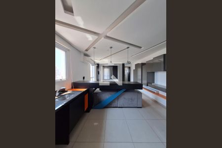 Cozinha de apartamento para alugar com 1 quarto, 40m² em Carandiru, São Paulo