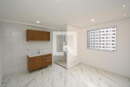 Sala/Cozinha de apartamento para alugar com 2 quartos, 36m² em Usina Piratininga, São Paulo