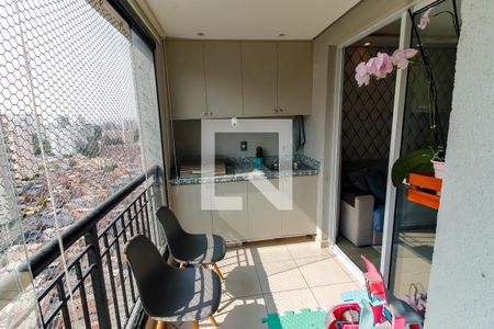 Varanda gourmet de apartamento à venda com 3 quartos, 70m² em Jardim Parque Morumbi, São Paulo