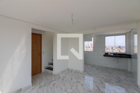 Sala 1 de apartamento à venda com 2 quartos, 104m² em Piratininga, Belo Horizonte