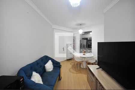 Sala de apartamento à venda com 2 quartos, 57m² em Parque Taboão, Taboão da Serra