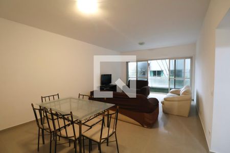 Sala de apartamento para alugar com 4 quartos, 120m² em Pitangueiras, Guarujá