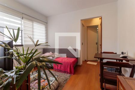 Sala de apartamento à venda com 1 quarto, 37m² em Moema, São Paulo