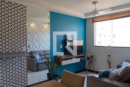 Sala de apartamento à venda com 3 quartos, 72m² em Cinquentenario, Belo Horizonte