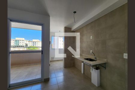 Sala - cozinha de apartamento à venda com 2 quartos, 61m² em Nova Vista, Belo Horizonte