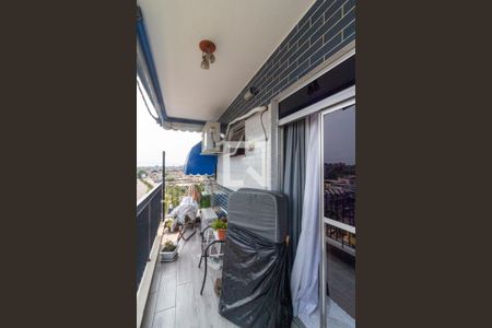 Varanda da Sala de apartamento à venda com 2 quartos, 88m² em Brás de Pina, Rio de Janeiro