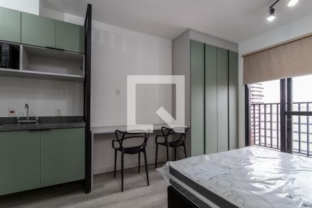 Studio de kitnet/studio para alugar com 1 quarto, 24m² em Indianópolis, São Paulo