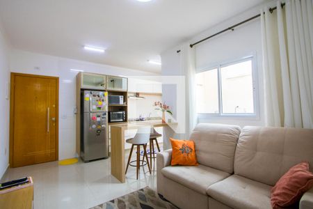 Sala de apartamento à venda com 2 quartos, 44m² em Vila Pires, Santo André