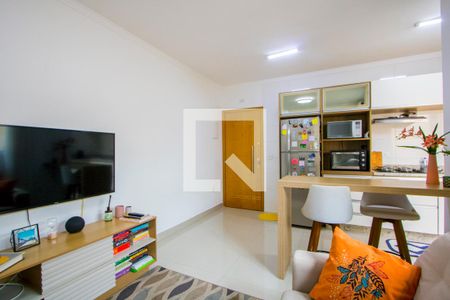 Sala de apartamento à venda com 2 quartos, 44m² em Vila Pires, Santo André