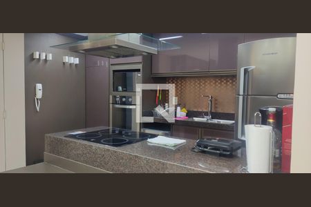 Cozinha de apartamento para alugar com 1 quarto, 35m² em Asa Norte, Brasília