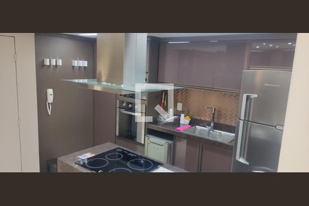 Cozinha de apartamento para alugar com 1 quarto, 35m² em Asa Norte, Brasília