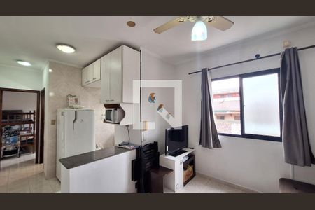 Sala de apartamento para alugar com 1 quarto, 50m² em Aviação, Praia Grande