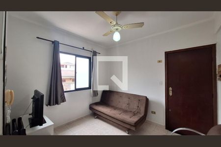 Sala de apartamento para alugar com 1 quarto, 50m² em Aviação, Praia Grande