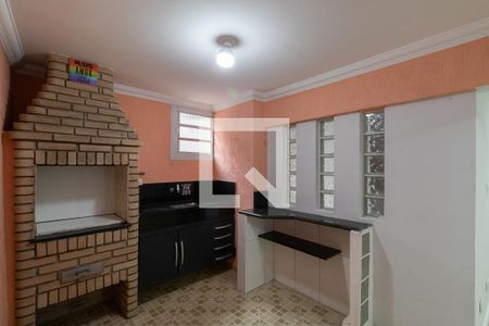 Cozinha e Churrasqueira de casa para alugar com 1 quarto, 30m² em Vila Ré, São Paulo