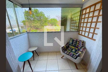 Varanda da Sala de apartamento para alugar com 2 quartos, 60m² em Teixeira Dias (barreiro), Belo Horizonte