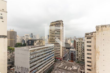 Vista da Varanda de kitnet/studio para alugar com 1 quarto, 22m² em Centro Histórico de São Paulo, São Paulo