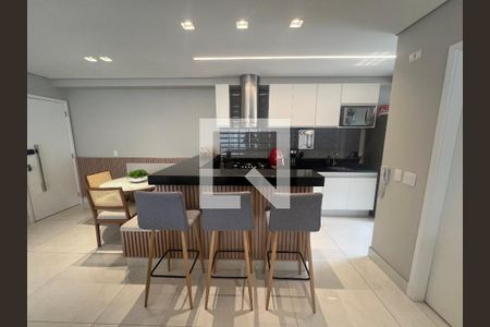 Cozinha de apartamento à venda com 3 quartos, 88m² em Vila da Serra, Nova Lima