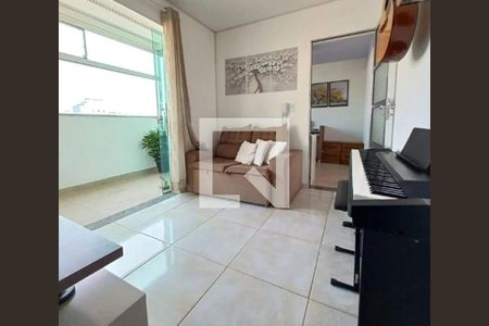 Sala de apartamento à venda com 3 quartos, 121m² em Diamante, Belo Horizonte