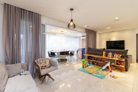 Sala de Estar de apartamento à venda com 3 quartos, 132m² em Vila Ester (zona Norte), São Paulo