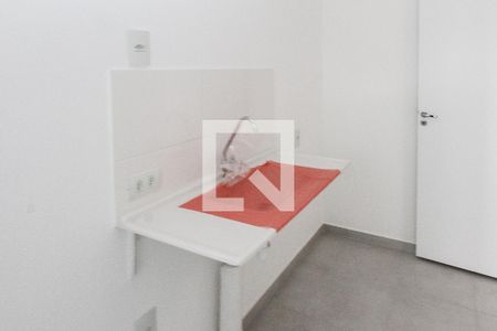 Cozinha de apartamento para alugar com 1 quarto, 28m² em Jardim Independência, São Paulo