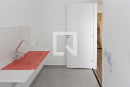 Cozinha de apartamento para alugar com 1 quarto, 28m² em Jardim Independência, São Paulo