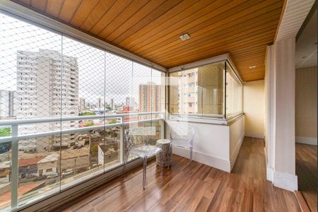 Varanda da Sala de apartamento à venda com 3 quartos, 114m² em Centro, Santo André