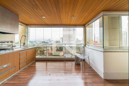 Varanda da Sala de apartamento à venda com 3 quartos, 114m² em Centro, Santo André