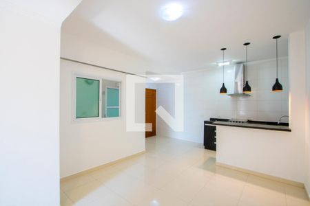 Sala de apartamento à venda com 2 quartos, 50m² em Vila Junqueira, Santo André