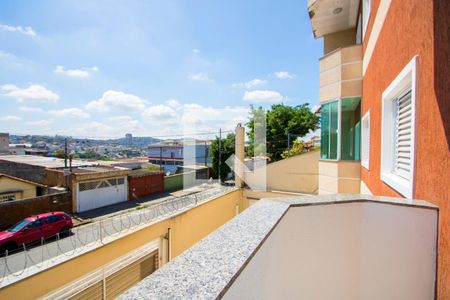 Varanda do quarto 1 de apartamento à venda com 2 quartos, 50m² em Vila Junqueira, Santo André