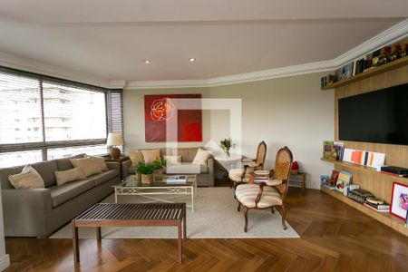 Sala 1 de apartamento à venda com 3 quartos, 370m² em Real Parque, São Paulo