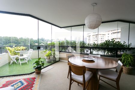 Varanda da Sala de apartamento à venda com 3 quartos, 370m² em Real Parque, São Paulo