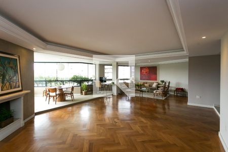 Sala 1 de apartamento à venda com 3 quartos, 370m² em Real Parque, São Paulo