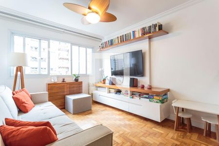 Sala de apartamento à venda com 3 quartos, 93m² em Moema, São Paulo