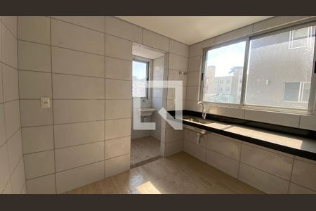 Cozinha de apartamento à venda com 3 quartos, 68m² em Salgado Filho, Belo Horizonte