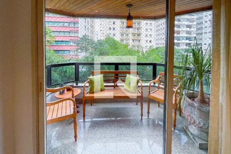 Varanda da Sala de apartamento à venda com 3 quartos, 180m² em Jardim Paulista, São Paulo