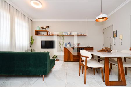 Sala de jantar de apartamento à venda com 3 quartos, 136m² em Nova Vista, Belo Horizonte