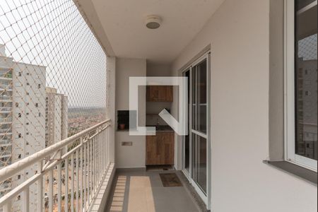 Sacada da Sala de apartamento à venda com 3 quartos, 87m² em Vila Progresso, Campinas