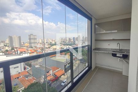 Varanda de apartamento à venda com 2 quartos, 57m² em Jardim, São Caetano do Sul