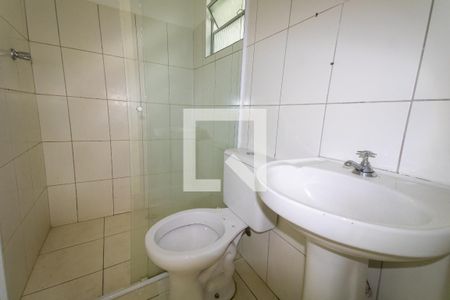 Banheiro de kitnet/studio para alugar com 1 quarto, 20m² em Chácara Belenzinho, São Paulo