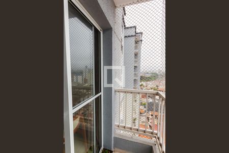 Varanda da Sala de apartamento à venda com 2 quartos, 52m² em Vila Príncipe de Gales, Santo André