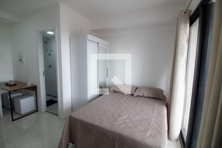 Sala/Quarto - Studio de kitnet/studio para alugar com 1 quarto, 24m² em Santo Amaro, São Paulo