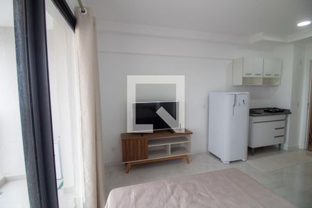 Sala/Quarto - Studio de kitnet/studio para alugar com 1 quarto, 24m² em Santo Amaro, São Paulo