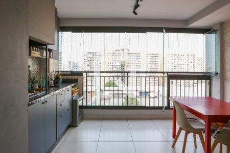 Varanda Gourmet de apartamento à venda com 2 quartos, 67m² em Barra Funda, São Paulo