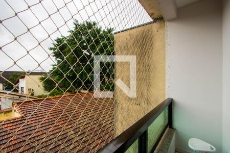 Varanda do quarto 1 de apartamento para alugar com 2 quartos, 60m² em Vila Homero Thon, Santo André